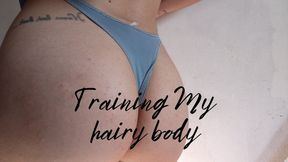 Totally hairy girl