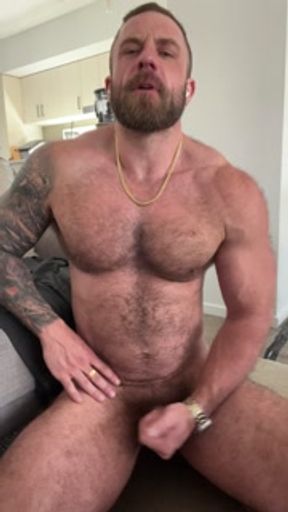 Blokey Aussie Daddy Talks You Through a Hot, Messy Finish