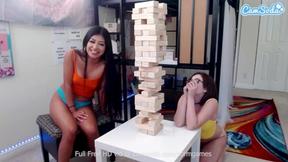 ”Teen college rommies play with each other”