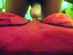 Skinny Twink's Thick Cum Orgasm While Humping a Towel