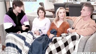 Cozying Up To Stepsister Nicole Aria , Jazmin Luv , Tyler Cruise , Oliver Faze