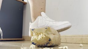 "Crushed Under Male" - Sneaker Popcorn Destruction By Man