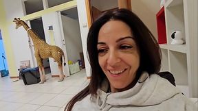 Boy with huge cock sees housekeeper enjoying from his POV. Full video on my Red Page