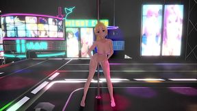 MMD R-18] - Izumi'_s Fire Pole Dance