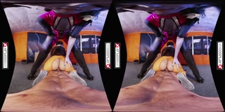 VR Cosplay X CFNM Threesome With Widowmaker And Tracer VR Porn