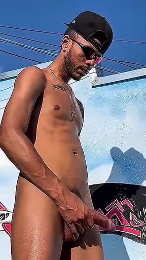 A Beautiful Day for a Cigarette, Sunbathing, and Moisturizing the Skin...