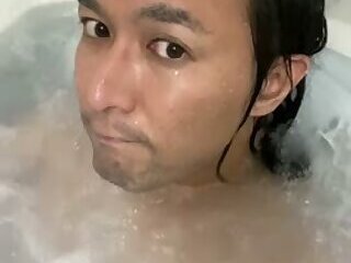 The semen that didn't come out is getting hard,