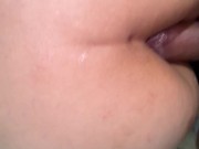 Culo súper apretado me vengo en sus nalgas deliciosas.