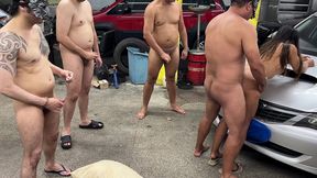 suruba na oficina de carros