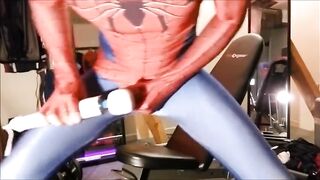 Watch Boy Stroking stroke his big juicy meat stick with his hairy twink friend