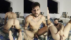 puppy showing off his ass