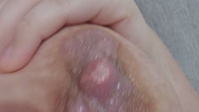 Extreme Close-Up of My Nipples – Detailed Skin, Real Areolas, Natural Texture, Intimate Nipple Worship, hard nipples and boobs