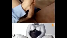 Cumtribute to Hotty Puttta on random chat