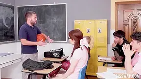 Detention Sex With Ava White, Paris White And Ava Davis