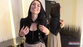 Inked Brunette Ashley Wolf Stuffs Her Pussy With A Dildo And Rubs Her Tits!