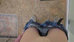 Double Panty and Sanitary Belt Tease