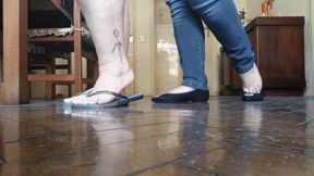 Juliette_RJ and Doce Amaran on a footsie compilation clip 5 in 1 - FOOTSIE - LESBIANISM - FOOT WORSHIP - LESBIAN KISS - BBW GODDESSES - DOLCE AND JULIETTE