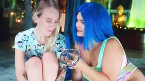 Teen's anal stretched wide with rough speculum play