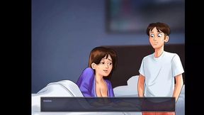 Debie bedroom scene part 2 - summertime saga