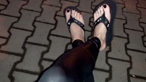 Sexy Feet Lover on a Night Stroll