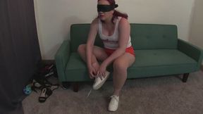 Hooters made to strip blindfold ENF