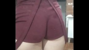 Gravei a Prima Se Exibindo Enquanto Fazia Uma Tapioca