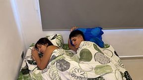 Stepmom shares bed, satisfies my big cock&#x1F346; with her tasty pussy&#x1F32E;&#xFE0F;