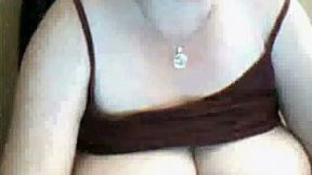 Old BBW Russian mommy with giant tits shows me it all on webcam