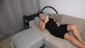 Pleasure while swallowing little people b