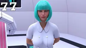 Alien Nurse Teases Astronaut with Seductive Blowjob in Milky Space Fantasy
