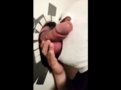 Glory Hole Amateur Takes on a Big Cock