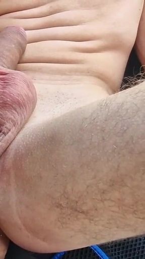 Femboy Bitch, Teasing with a Big Cock and a Smooth Ass in Public, and for That, He Gets Fucked Hard Until He Cums!