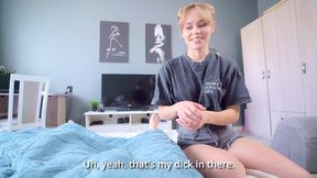 Step-sister succumbed to my cock&#x1F32D;; we had sex, and I spilled cum on her face - MariMoore