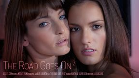 ”Flora & Silvie Luca are lovemaking on the floor”