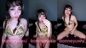 bonneyuwu - 10:53 leia star wars se masturba con el dildo de papa vader