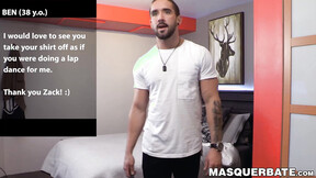 ”Yummy & hung babe Zack Lemec aggressively fucks his pillow”