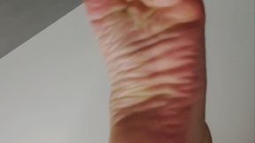 My delicious soles under my desk