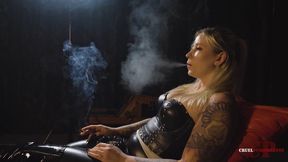 Crimson cushion and a cigarette FHD MP4