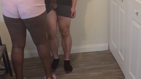 Just a goofy Halloween themed ball busting and spanking