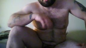 Chubby Model Jeremy Plays with His Dick