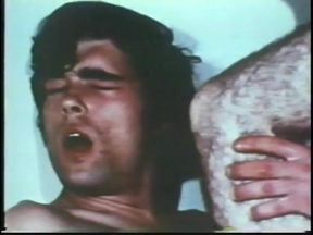 Vintage gay guys finger and fuck tight assholes after BJ in the motel room