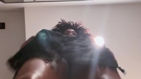 Unaware Giantess Tries On Outfits Before Going Out