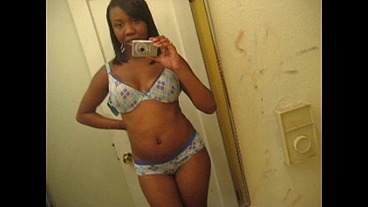 Sexy Ebony & Latina Babes w Big Tits Strip Nude in Selfies
