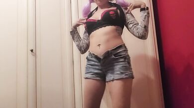 redhead drips on stage shaking in panties audition turns desperate desperate audition