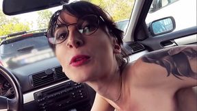 Risky Public Sex in The Middle of The City with Brunette Teen Babe