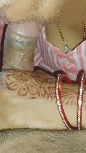 Powerful moment from &quot;Cum in mouth desi bhabhi excellent sucking big black Indian cock&quot;