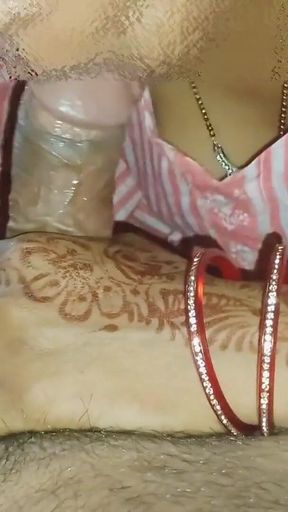 Powerful moment from &quot;Cum in mouth desi bhabhi excellent sucking big black Indian cock&quot;