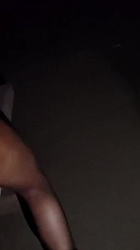 Mika Kawaiii's Hot Chocolate Ass & Creamy Back to Back Cumshots in Public Park at Night