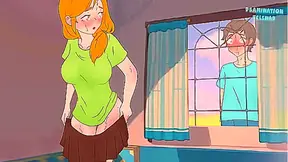 Steve Watches Alex Drop Her Skirt – Bare Pussy Exposed! Minecraft Hentai