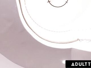 ADULT TIME - Nasty Besties Maya Farrell & Braylin Bailey Share Large Penis For CUM SWAPPING 3SOME